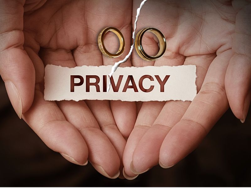 right to privacy during divorce